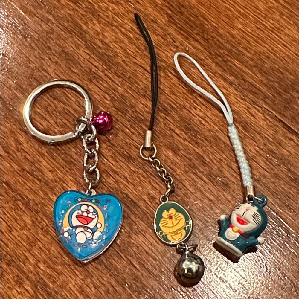 Doraemon Keychain bag charm bundle
